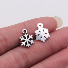 11x15mm 0.5g 多色 饰品挂件DIY手工 圣诞系列 雪花吊坠