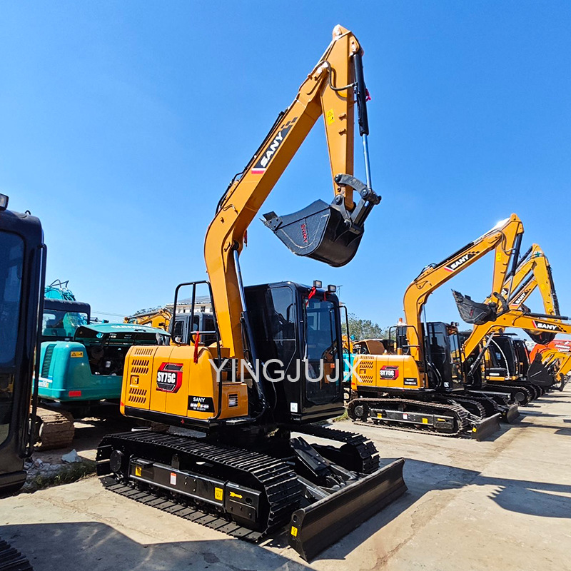 Excavadora Sany75 Excavadora Sany95 Excavadora Sany135 Excavadora de segunda mano fuerza comercial venta directa transfronteriza image 3