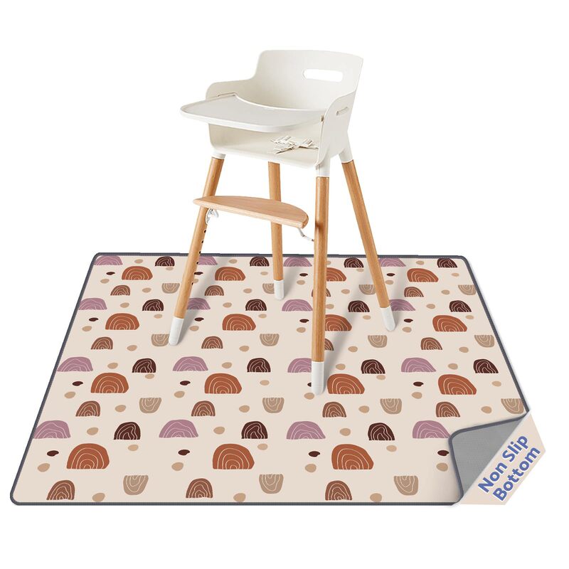 Amazon Factory Children's High Chair Mat Non-Slip Floor Mat Game Mat Picnic Mat Table Mat Waterproof Dirt-Proof Splash-Proof Mat