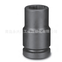 台湾ACTION霹雳马 1-1/2"加长型气动套筒六角60462404/60462406