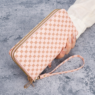 Guangzhou Women's Bag Wholesale Hand Bag Printed Mobile Phone Bag Certificate Women's Bag Card Bag Pu Bag Foreign Trade Bag Coin Purse