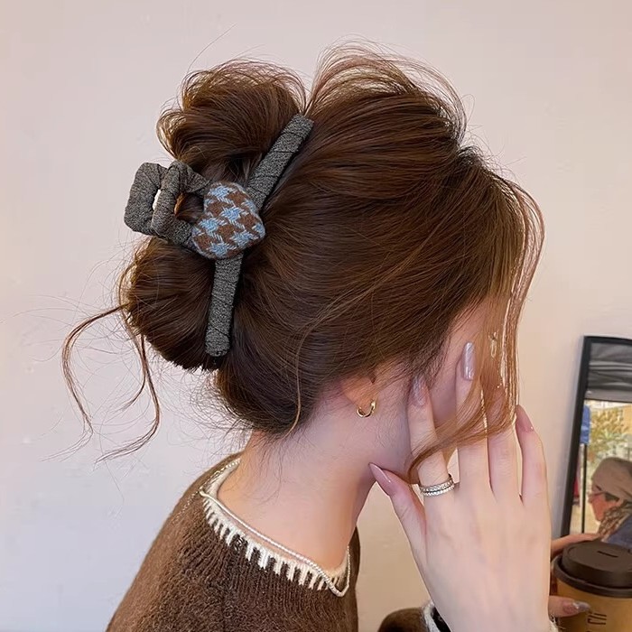 Stora hårklämmor för tjockt hår halkfria vintage hårtillbehör_voghion.com