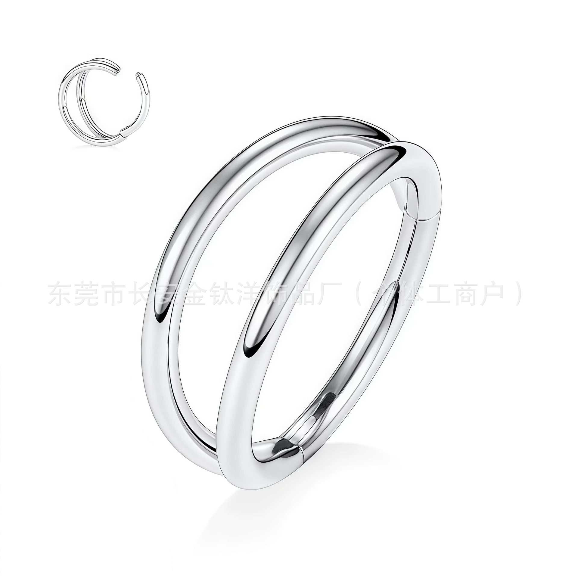 Labret piercing jewelry detail image