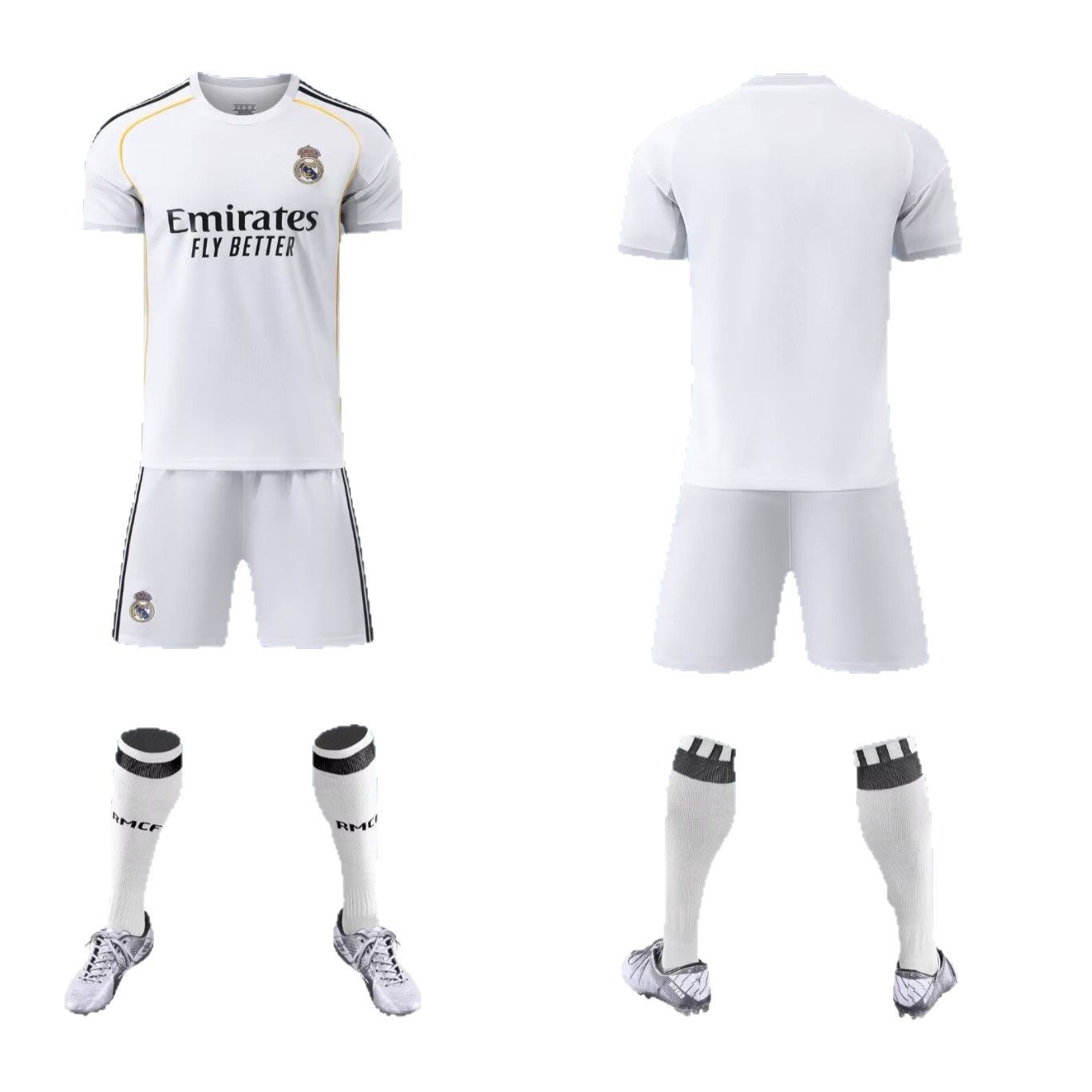 Conjunto de Uniforme de Fútbol 2526 para Adultos Inter de Milán Santos Portugal C Roma Real Madrid París Camiseta de Fútbol Infantil
