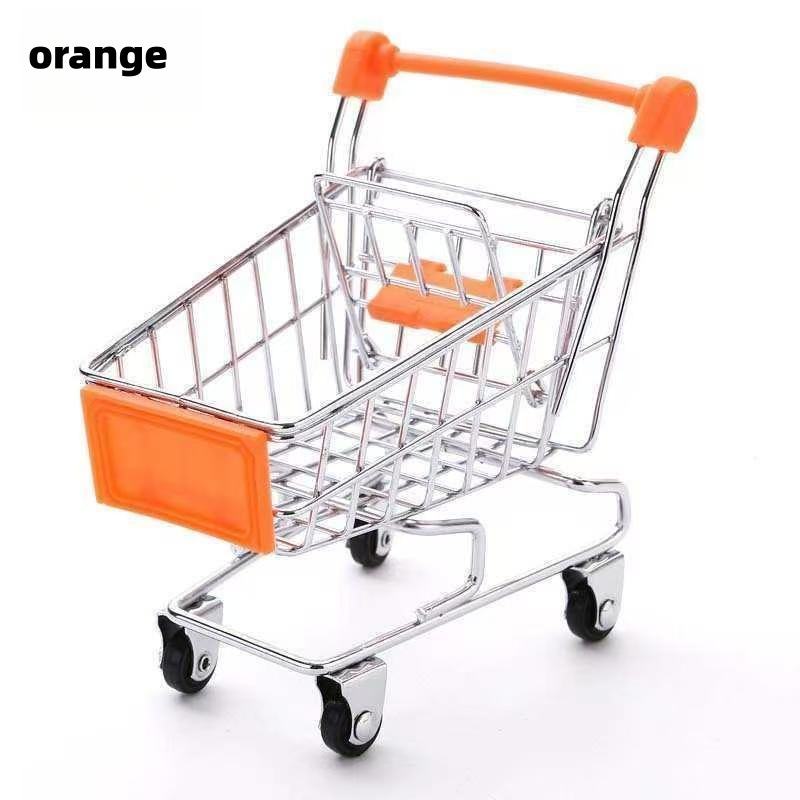 Mini Carrito de Compras Decorativo Pequeño de Hierro, para Almacenamiento de Juguetes image 13