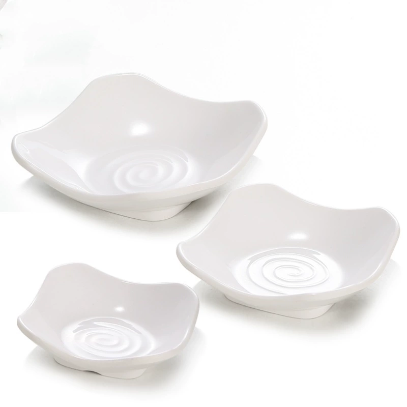 Боковая тарелка (Bantamine) имитационная porcelain круглая 8.9 см — маленькая тарелка для соусов и приправ