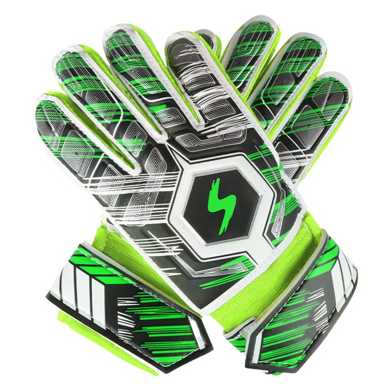 Maxda Kidsren's Anti-Collision Goalkeeper Gloves Adult Football Sports Goalkeeper Latex Finger Guard with Finger Protection Anti-Slip