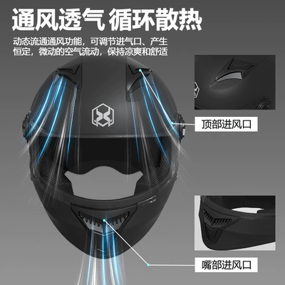 Motosiklet kaskı (dəbilqə) – Double Mirror Helmet