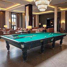台球桌家用大理石台球成人标准美式16彩黑8台球桌球星俄式台球桌