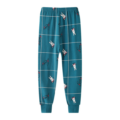 New children's autumn pants pure cotton unisex boy and girl close-fitting cartoon single pants for middle children baby inner wear leggings wholesale