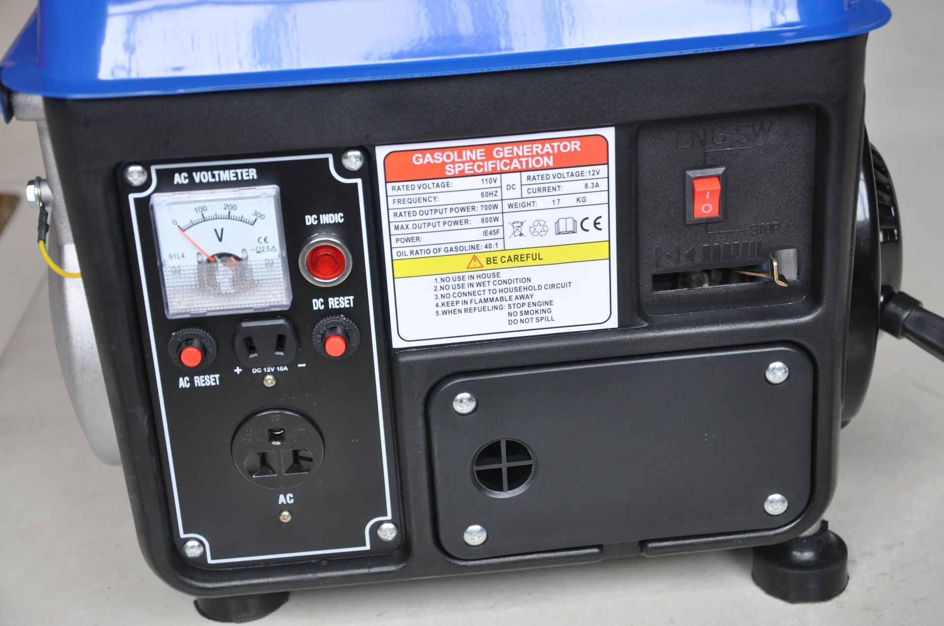 Portable American Standard European Standard Australian Standard Small Gasoline Generator Outdoor Travel Camping Style Special Powerful Power 650W