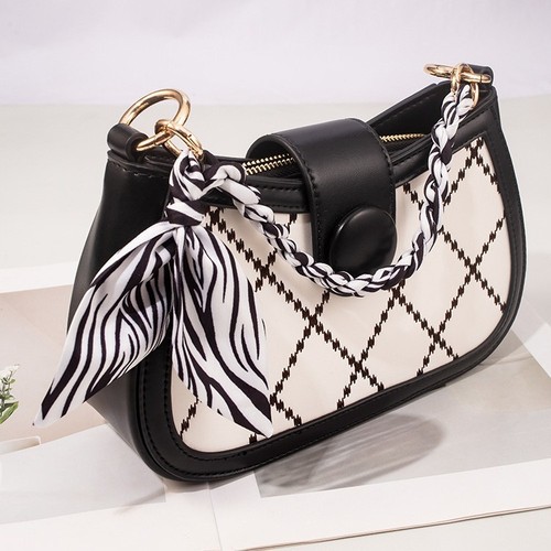 Macrame cord scarf bow chain accessories DIY finished colorful shoulder strap accessories women's bag scarf strap chain