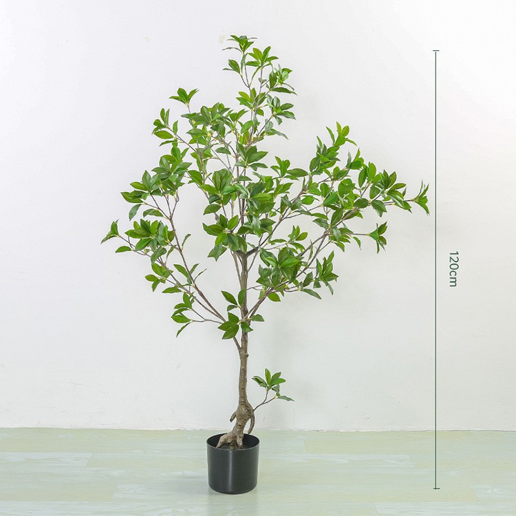 Simulación de plantación verde de plátano de bambú de tortuga grande planta de plantación de ventana interior diseño de ángulo de planta de árbol falso paisajístico