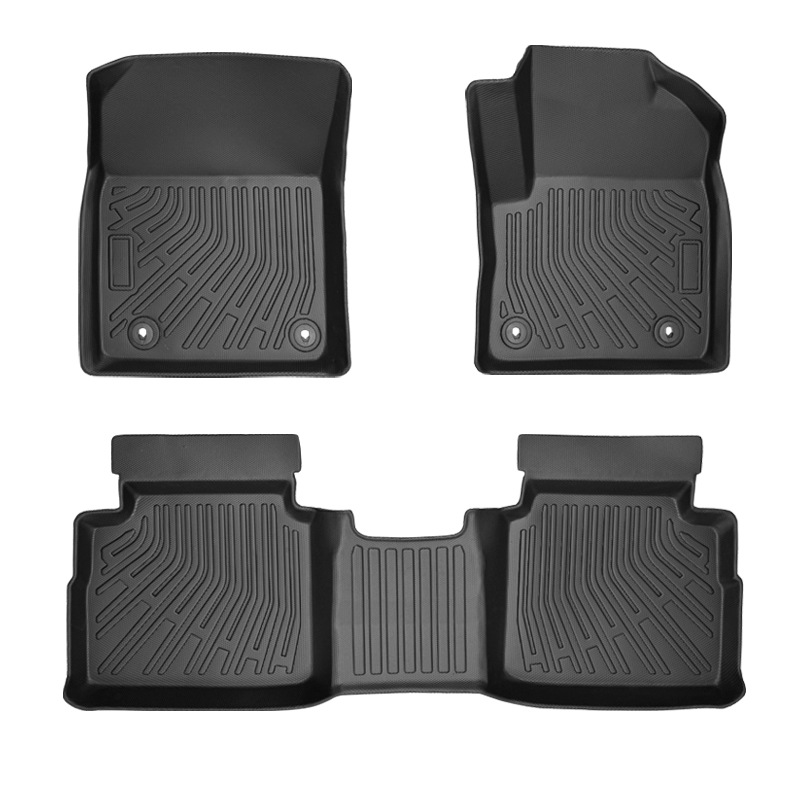 Aplicable a Nissan X-TRAlL híbrido 2024 timón derecho 3D todo el tiempo material TPE almohadilla de pie de automóvil