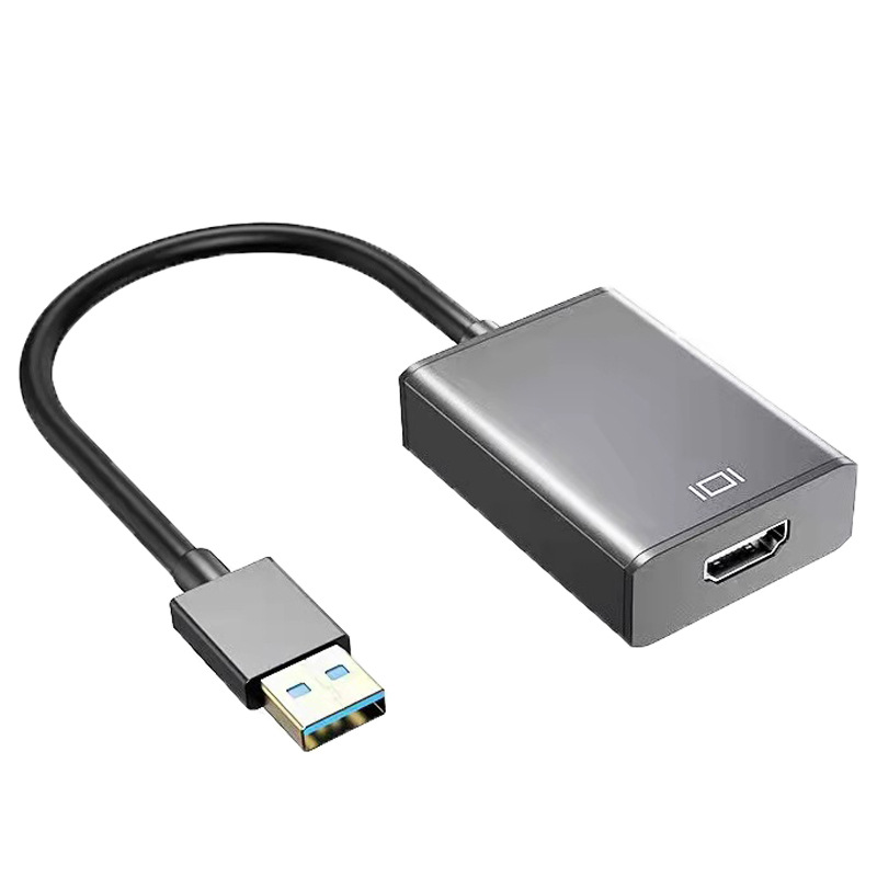 Venta al por mayor USB a HDTV sincronización de audio y video computadora a TV HD unidad gratuita USB3.0 TO HD VGA