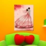 粉色圆钻婚纱十字绣