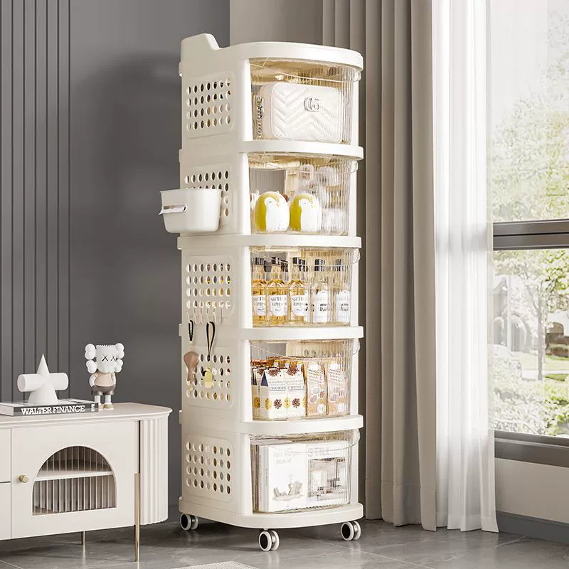 Children's storage system for new born, multilayer cart for boxes