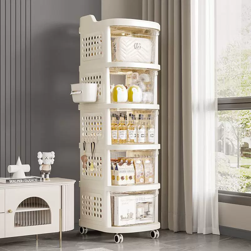 Children's storage system for new born, multilayer cart for boxes