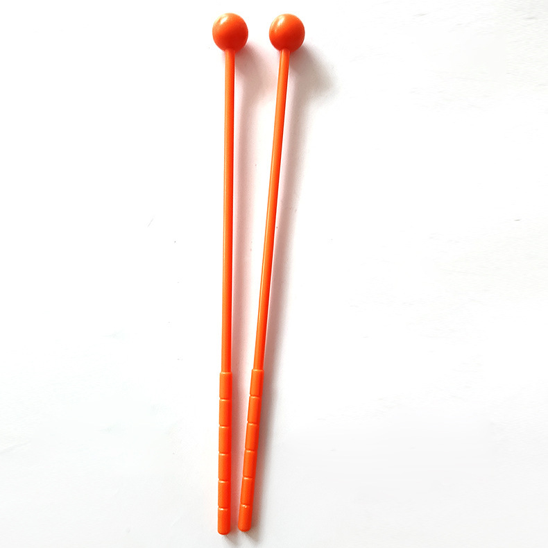 Fábrica al por mayor instrumento de percusión Orff martillo negro mano que sostiene niños jugando ayudas didácticas tambor palo tambor martillo