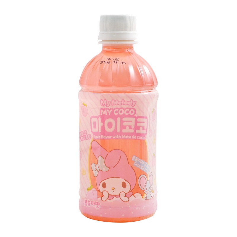 韓国輸入 MISTI サンリオ ハローキティ アップルピーチ kt 猫 ジョイントドリンク クロミ 340ml|undefined