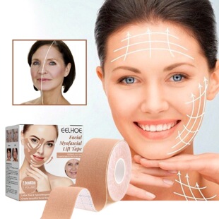 EELHOE Myofascial Face Tighter Strap Landing Face Anti-sagging Tight Chin V-shaped Face Breathable Face Lacquer