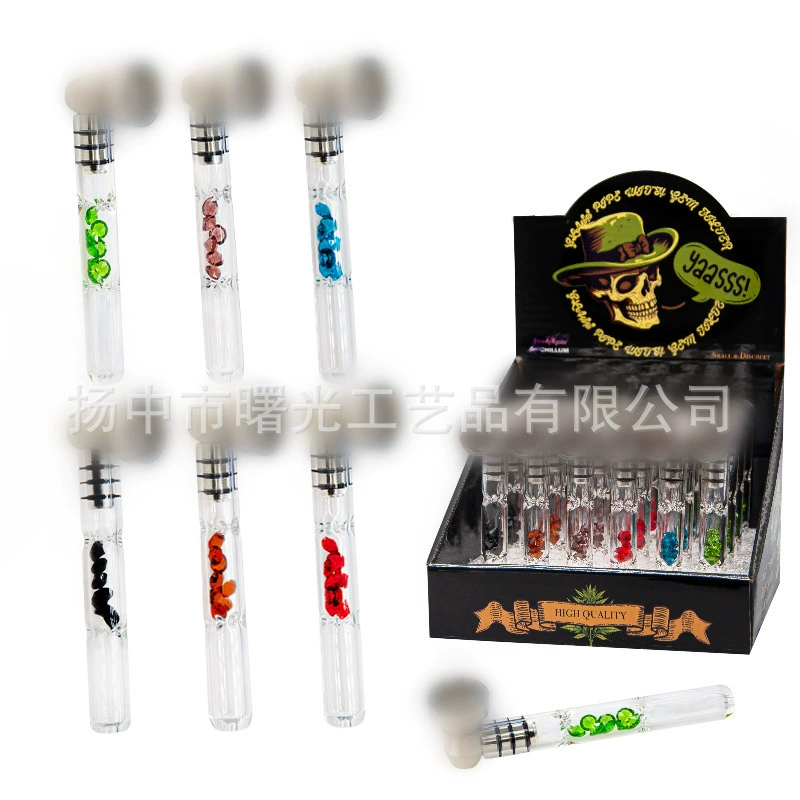 Алмазная стеклянная трубка, односекционная алмазная двухсекционная стеклянная трубка, металлические аксессуары