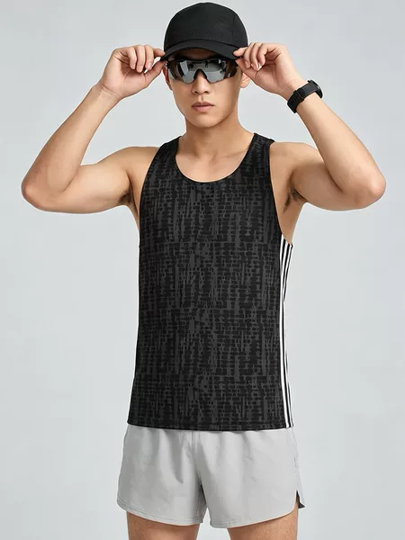 Marathon running track and field breathable laminated vest for men and women, quick-dry training, fitness competition, sports sleeveless top