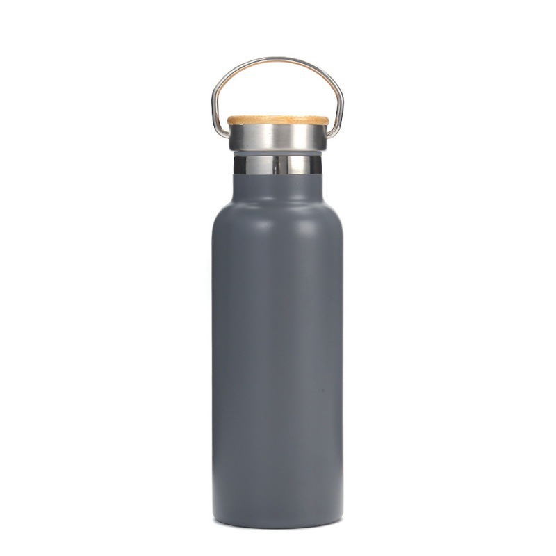 Gray with bamboo cover