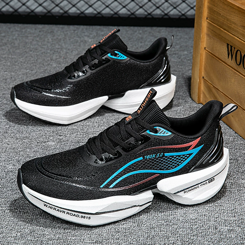 2025 новые гоночные кроссовки с карбоновой пластиной, удобная и дышащая спортивная обувь с подошвой из попкорна для мужчин и женщин, кроссовки для пар, папа