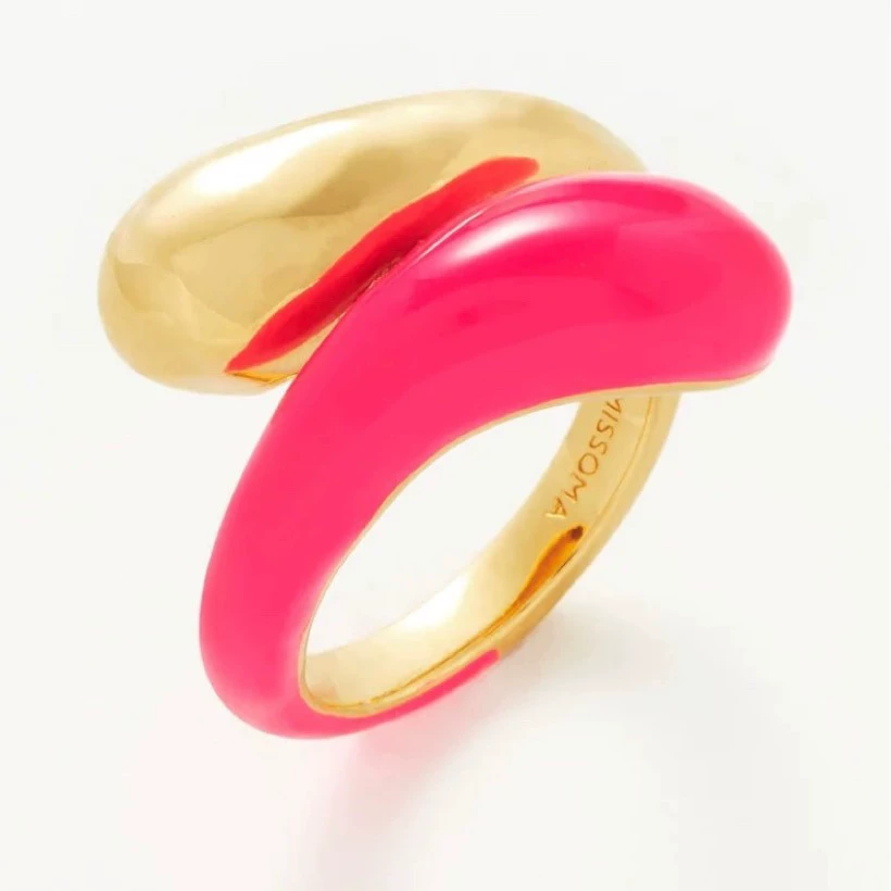 Fashionable retro brand small design ring stainless steel, European style