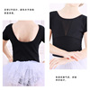 Children's dance service girl practice clothes short -sleeved puffy skirt Chinese dance girl ballet gauze skirt conjoined clothing clothing