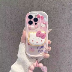 Apple 16/15promax 携帯電話ケース 新しい女性向けモデル iPhone13 クリエイティブ 17/12pro ケイティ猫 16