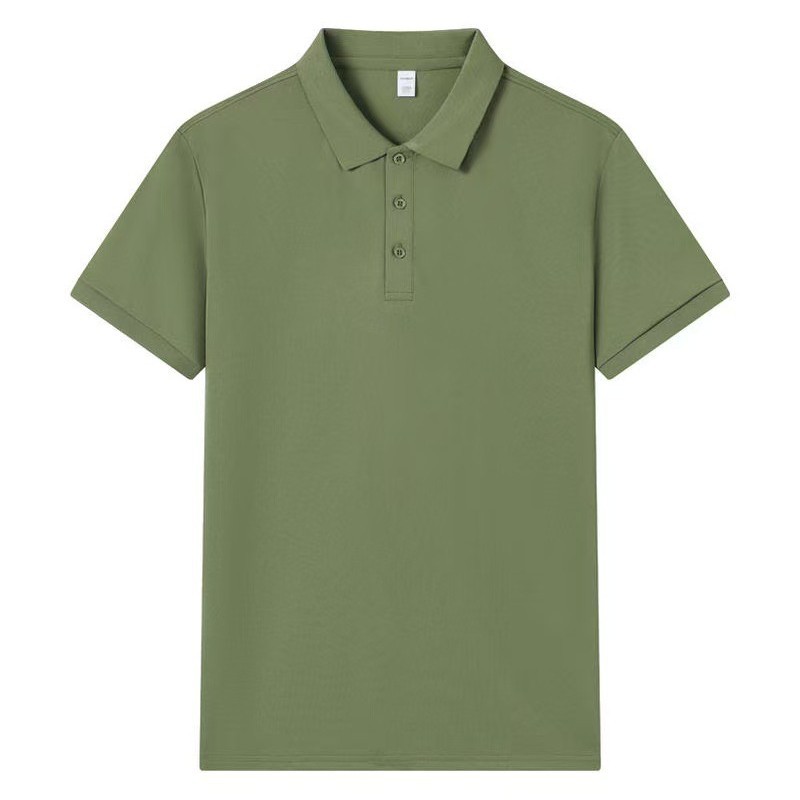 Primavera y verano para hombres y mujeres 7A antibacterianos de manga corta suelta polo suave piel libre de quemar camisa elástica al por mayor