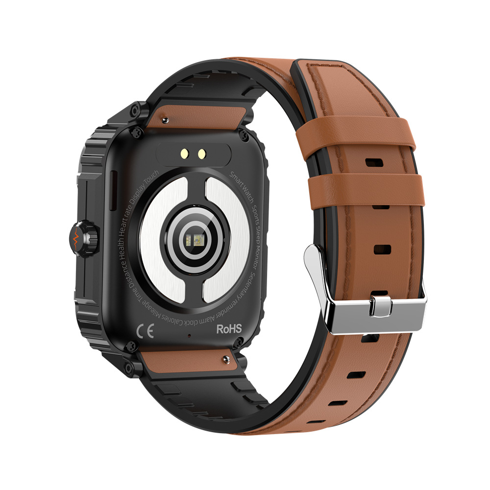 New ET550 smartwatch Bluetooth call ECG electrocardiogram blood glucose heart rate temperature monitoring exercise_voghion.com