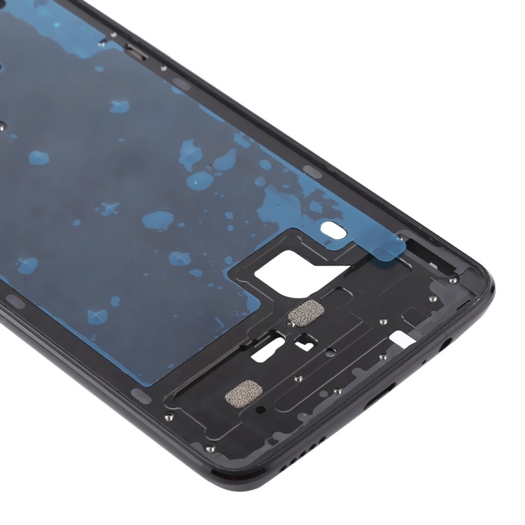 Aplicable para OnePlus 6 LCD frontal frame / A frame con botones laterales (color: negro brillante)