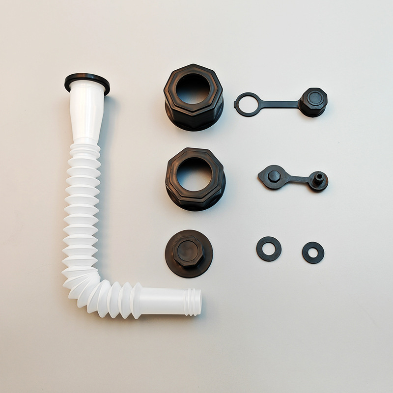 Gallon barrel filling pipe hexagon nut non-slip nut car self-service filling pipe plastic plug exhaust tail plug oil