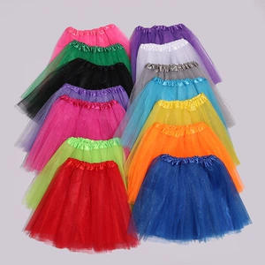Детская юбка-пачка tutu три слоя сетки подкладка из атласа