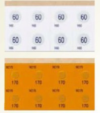 日本Asey工业  不可逆温度测试纸1K系列  1KC130