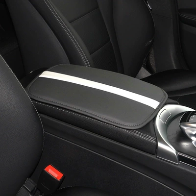 Car universal armrest box pad heightening armrest box set armrest pad arm pad central hand pad foreign trade wholesale (Armrest box pad) - armrest-mat-black-room-white