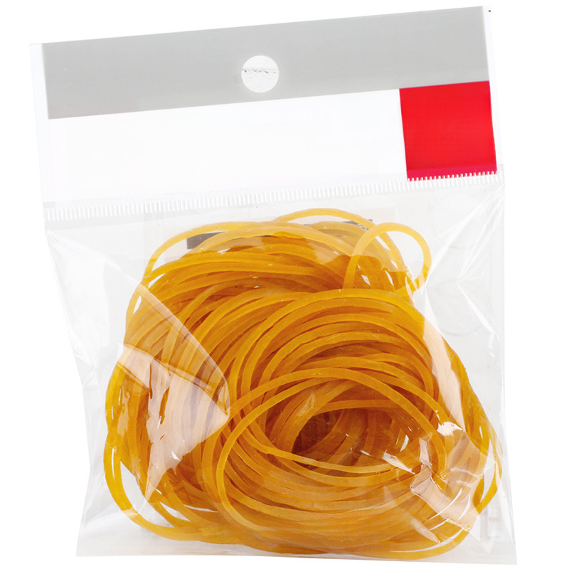 델리 사무용품 3218 고무 밴드 고무 링 고무 링 고무 밴드 소 가죽 밴드 30G 원형 유형