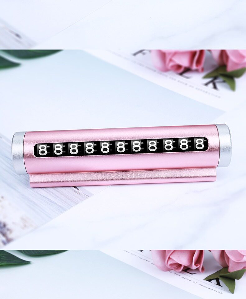 Temporary Parking Sign, Car Moving Phone Number Plate, Personalized Car Accessories, Creative Car Decoration