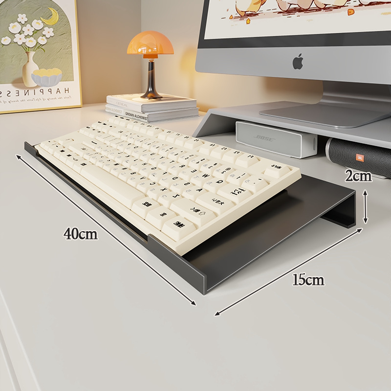 Soporte Elevador para Teclado Inclinado con Disipación de Calor para Escritorio image 7
