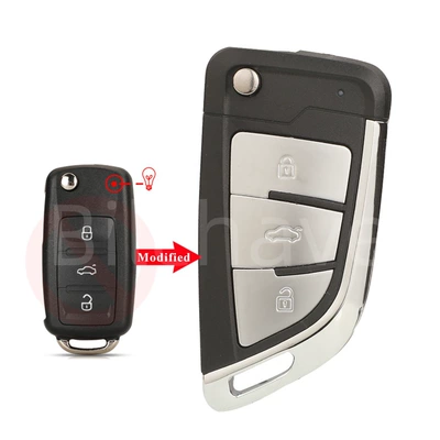Folding Remote Control Car – Car Keys - 3-keys-light-on-top