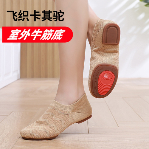 Flying Weaver Dance Jazz Practice Shoes Cheerleading Flower Ball Performance Modern Dance Bodybuilding Ethnic Yoga Body Dancing