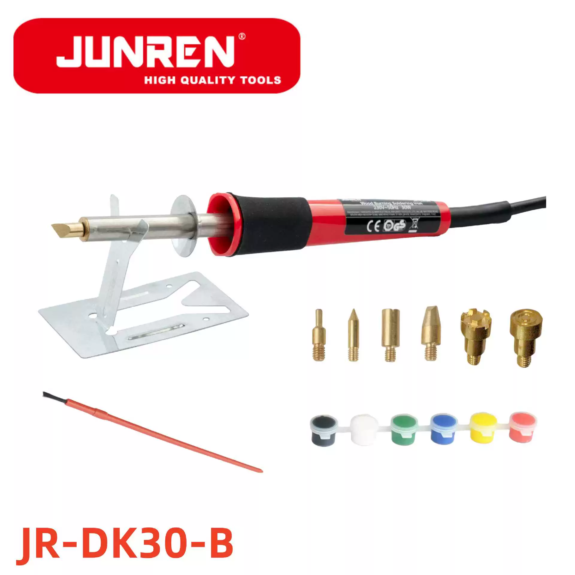 JR-DK30-B паяльник для гравировки/паяльник для пирографии/ручка для пирографии/паяльник для выжигания по дереву/набор паяльников для резьбы