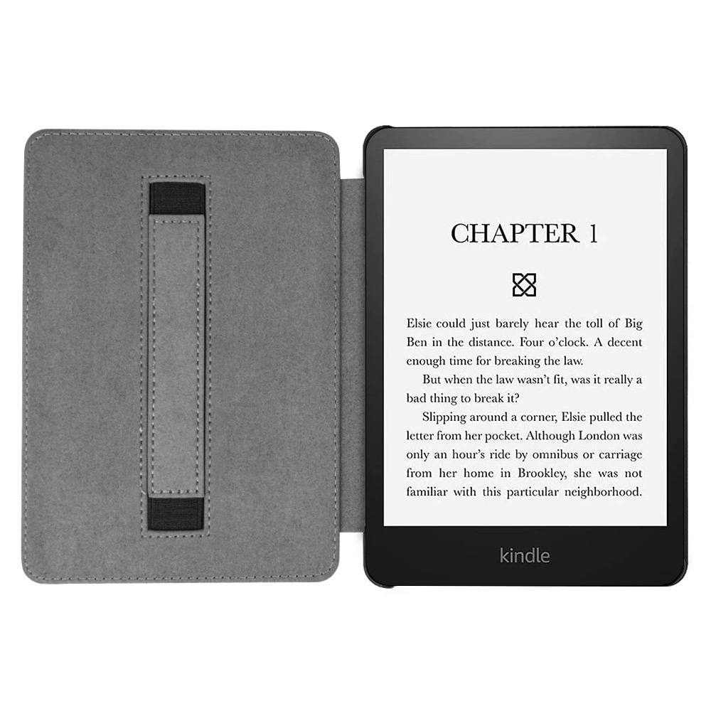 Чехол-подставка для Kindle Colorsoft 7" с эффектом crazy horse, ручная опора для Kindle Paperwhite 12-го поколения