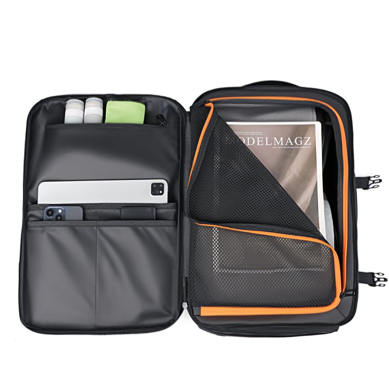 Nuevo alto sentido transfronterizo hombre mochila de viaje de negocios bolsa de computadora de gran capacidad de expansión de viaje de viaje de viaje mochila