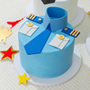 Happy National Day in baking accessories plug -in, my motherland plug -in Tiananmen plug -in cake decoration birthday