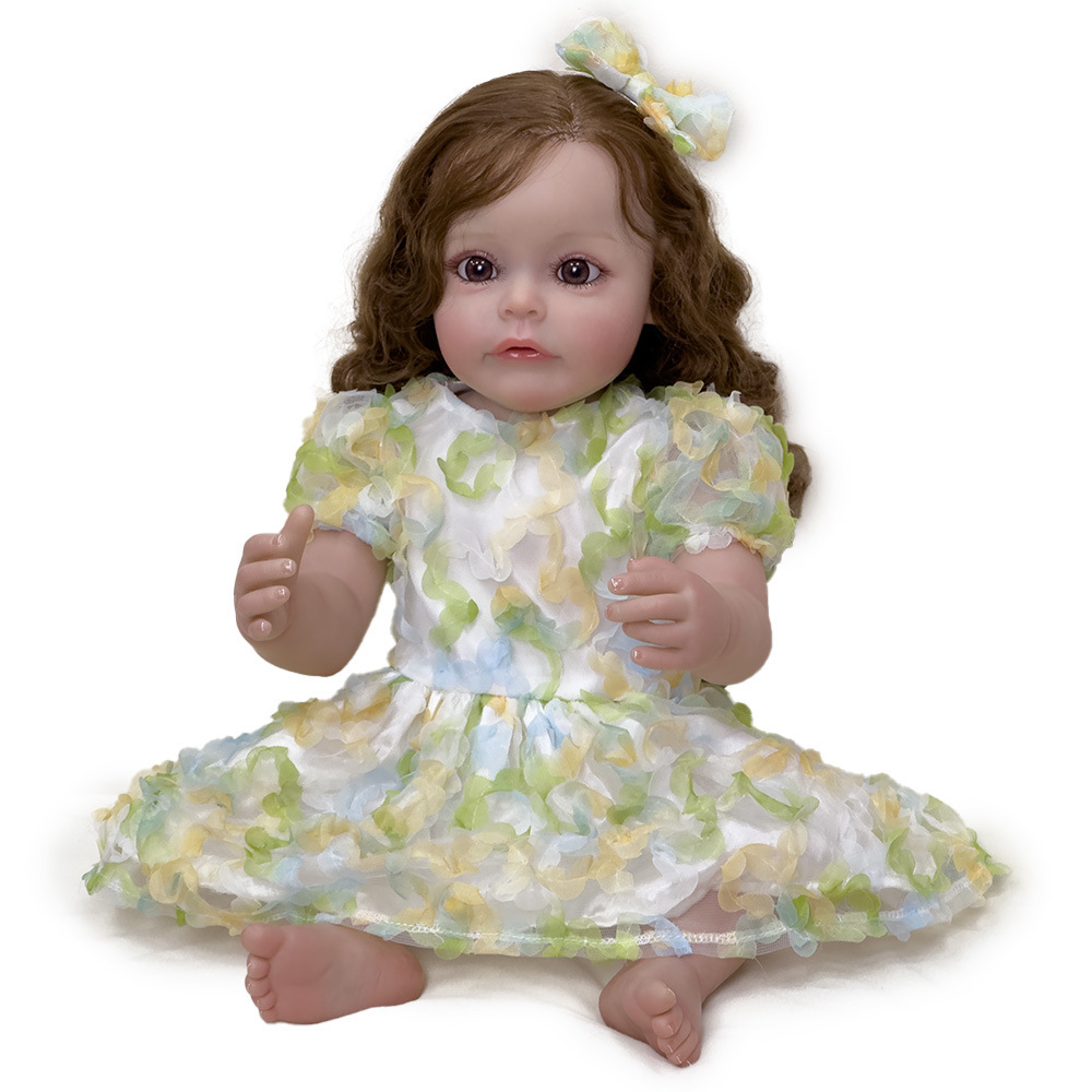 Muñeca de regalo para niñas, muñeca de acompañamiento, nuevo juguete pesado para niñas, muñeca de simulación para niños, muñeca de pelo largo