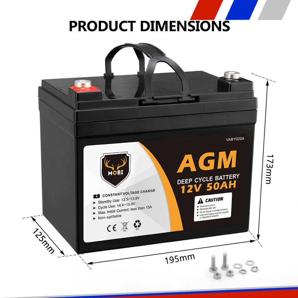 ИСТОЧНИК производитель 12V 50AH свинцово-кислотная батарея